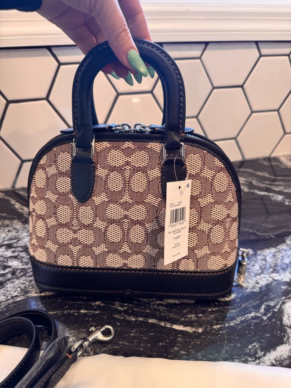 NWT COACH Revel 24 Signature Jacquard - Picture 3 of 11